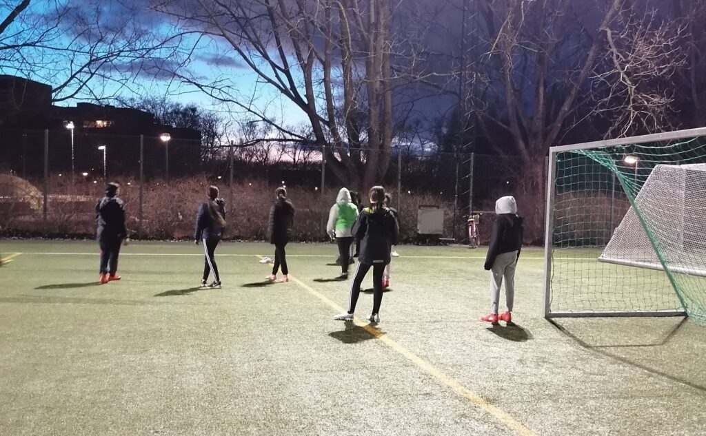 FC Möjligheten tränar