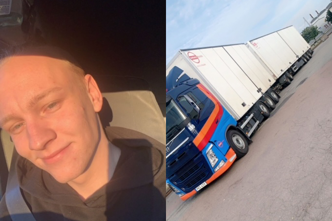 Isak och hans lastbil.